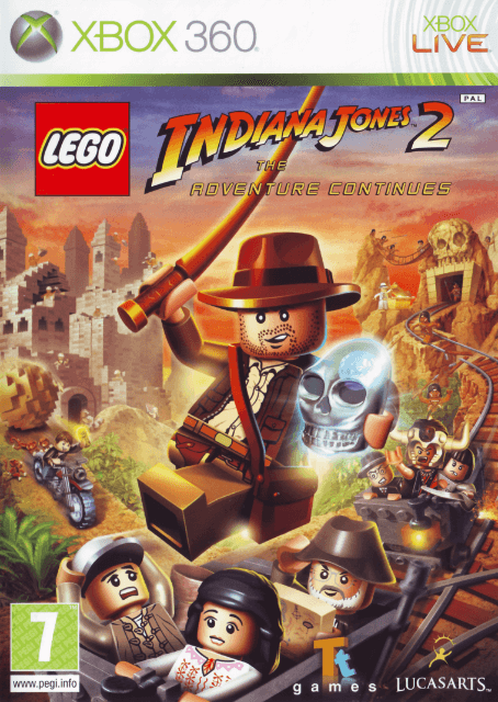 LEGO Indiana Jones 2: The Adventure Continues [Classics] box art for Xbox 360